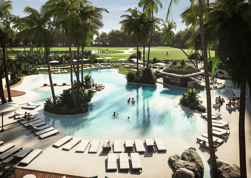 Apartamentos En Planos Cap Cana 1 Habitacion, Proyecto Wave Garden Beach Y Gol