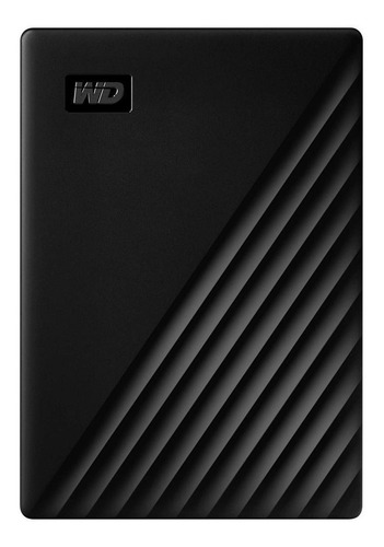 Imagen 1 de 5 de Disco duro externo Western Digital My Passport WDBYVG0010 1TB negro