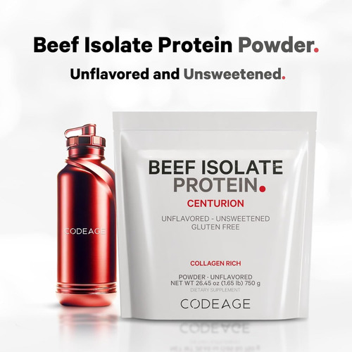 Proteína Aislada De Carne De Res Codeage 750 G