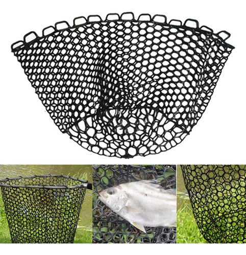 Red De Pesca De Silicona, Bolsa De Red De 110cmx30cm