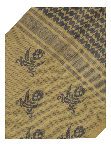 201-p Shemagh 100% Algodón Pirate Marca Condor Neg/tan Pirate Unitalla