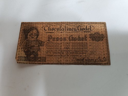 Chocolatin Godet- Antiguo De 1930 Pesos Godet