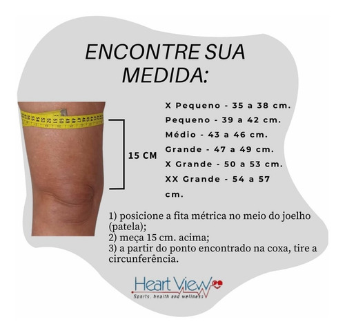 Imagem 2 de 2 de Joelheira Articulada Donjoy Proteção Patelar Silicone Import