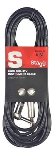 Cable Stagg De Instrumento 6 Metros Conectores Reforzados Sg