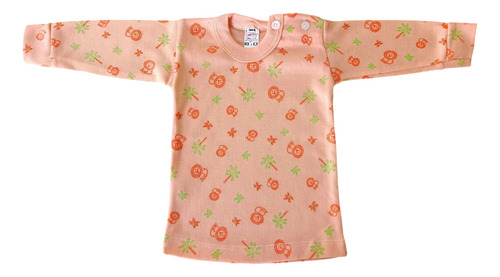 Kit De 6 Playeras Para Bebé Ropa Manga Larga Niño Niña 0-3 A
