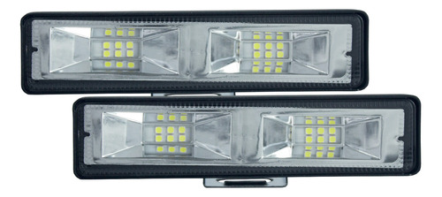 Tunelight Par De Faros Tipo Barra 12 Leds Auto/4x4/moto 48w