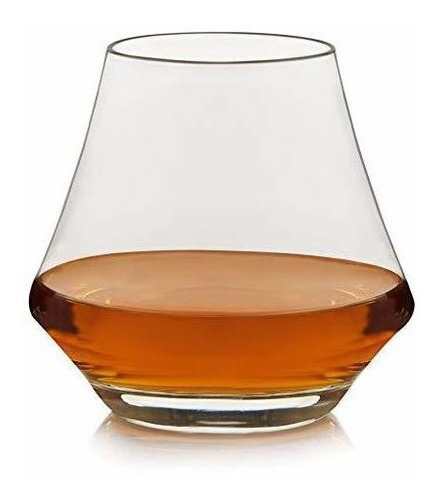 Libbey Craft Spirits - Juego De 4 Vasos De Whisky De Cristal