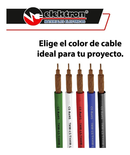 Imagen 6 de 8 de Caja 100 Mts Cable Negro Thw Cal 10 Awg Condumex Vinanel