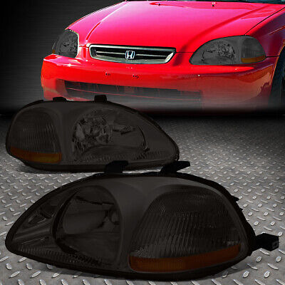 Smoked Housing Headlights Amber Corners+tinted Lens Oe F Oad