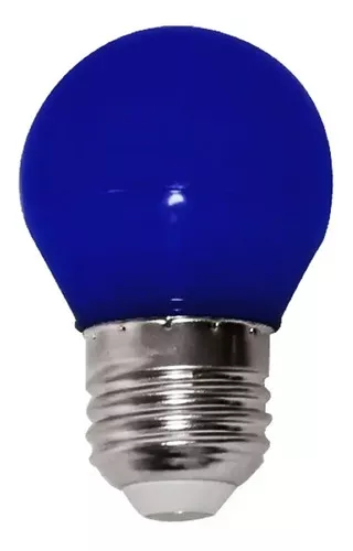 Bombilla led color Azul 3w rosca e27 