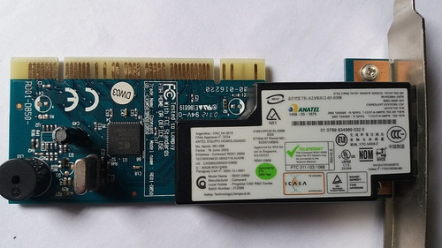 Tarjeta Pci Telefónica Data Fax Modem Conexant Rd01-d850 56k (Usado)