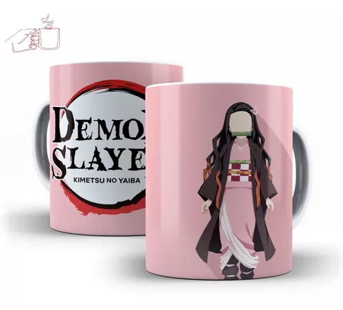 Caneca Demon Slayer Tanjiro Kamado - Interior E Alça Branca