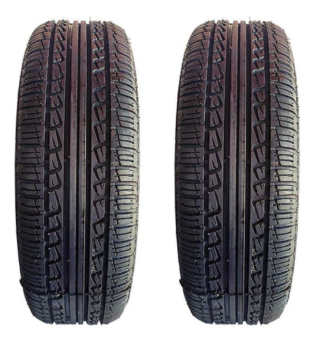 Kit 2 Pneu 185/65/15 Remold Com Borracha Vipal +2 Bico