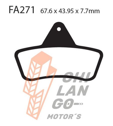 Balatas Ebc Del. Izq. Arctic Cat Trv 500 4x4 03-04