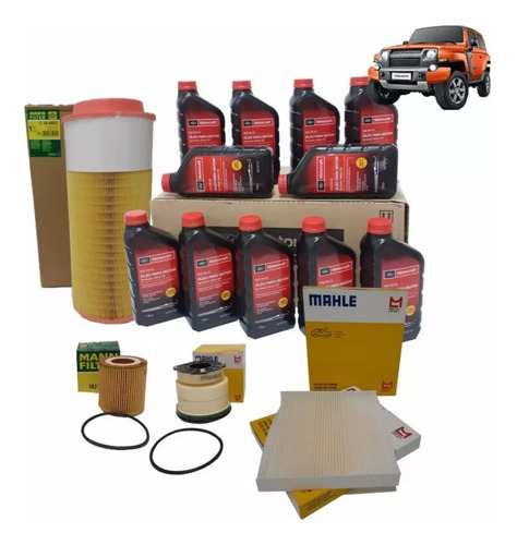 Kit Revisão Troller 2015 A 2021 Óleo E Todos Os Filtros