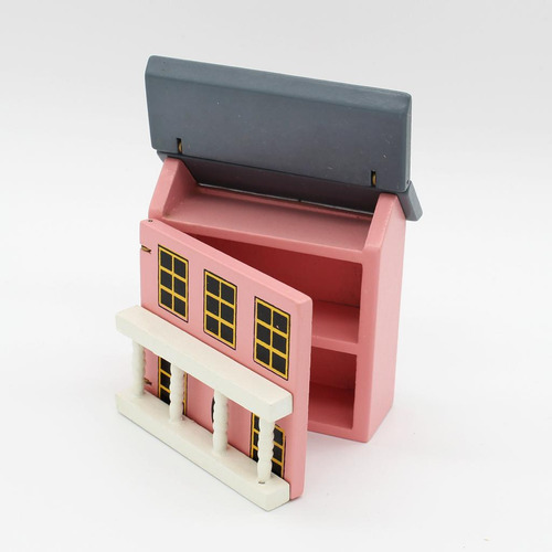2 X 1/12 Dollhouse Miniatures Villla House Model Toy
