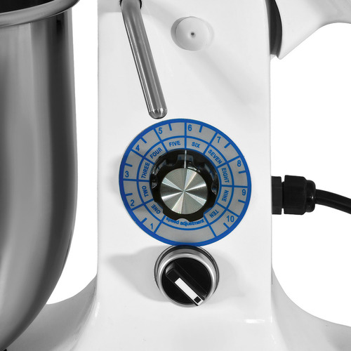 Batidora De Pedestal 3 En 1 Cocina 7 Litros 650rpm 300w Color Blanco Frecuencia 60Hz