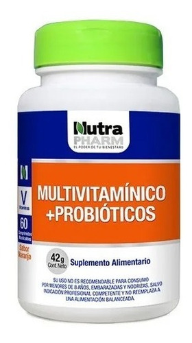 Multivitamínico + Probióticos 60 Comprimidos Masticables. 