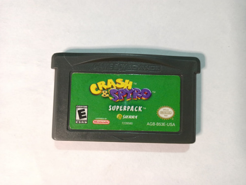 Crash And Spyro Super Pack Game Boy Advance Original (Usado)