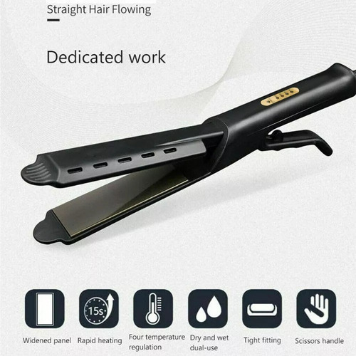 · Una Plancha De Pelo Profesional A Vapor Seco Y Húmedo