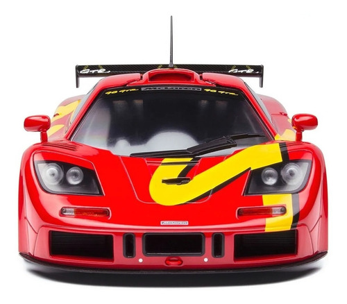 Mclaren F1 Gtr Short Tail 1996 Escala 1:18 Solido Color Rojo