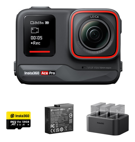 Kit De Batería Para Cámara De Acción Insta360 Ace Pro, 4k Y