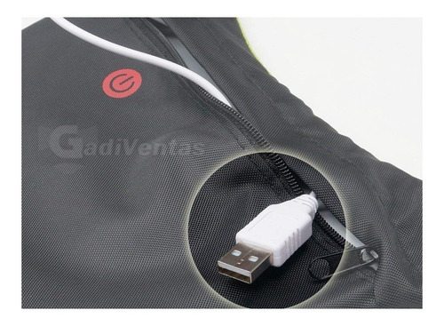 Chaleco De Ciclismo Con Luces Led Con Mando Inalambrico