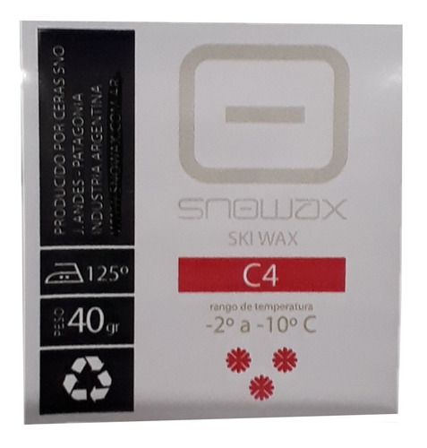 Cera Ski Snowboard 100g Ideal Para Pistas Argentinas