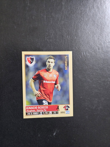 Figurita Ignacio Scocco Album Futbol Argentino 2014 Scocco Scocco