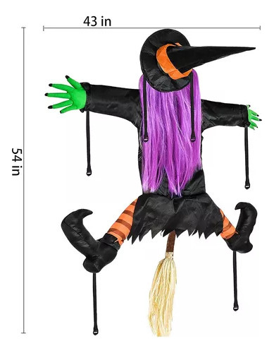 . Colgante Decorativo De Halloween Que Se Estrella Contra