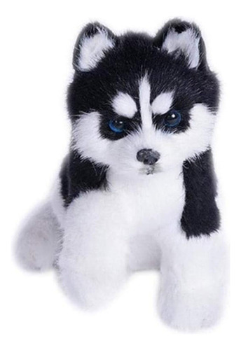 Juguete De Peluche Husky Pet Dog, Modelo Animal De Simulació