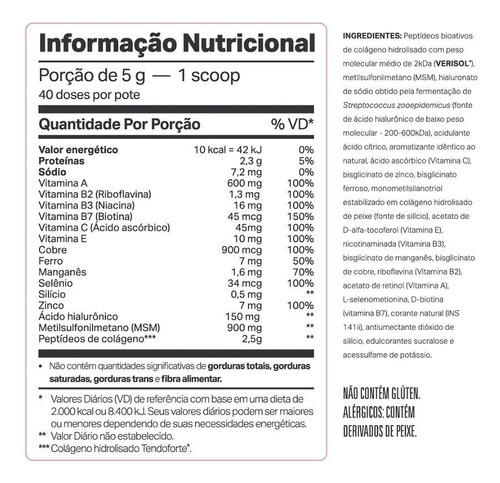 Peptdop Beauty (200g) - Sabor: Limão Siciliano Limão Siciliano