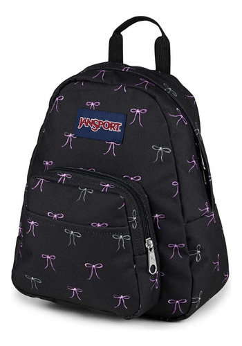 Mini Mochila Jansport Half Pint Bad Bows Preto