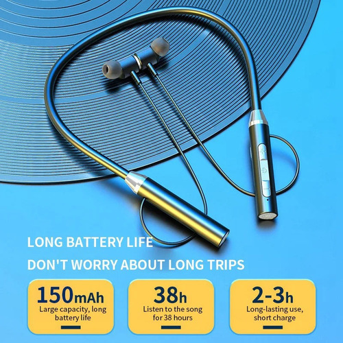 D Auriculares Bluetooth Deportivos For Colgar En El Cuello
