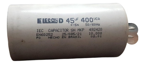 Capacitor 45uf 400vca