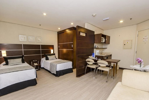 Imagem 10 de 15 de Flat Na Chacara Santo Antonio Para Investimento No Pool De Locação - Sf845