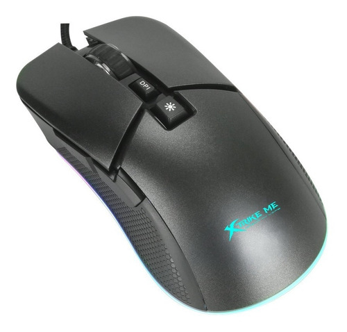 Mouse Gamer Optico 6400 Dpi 7 Botones Rgb Cable 1,6 Mts