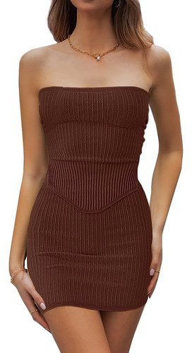 Minivestido Sexy Tipo Corpiño Para Mujer [u]