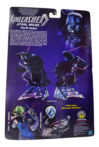 Figura Darth Vader Star Wars Unleashed (hasbro, 2005)