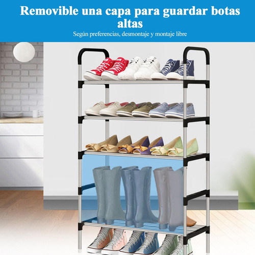 Zapatera Práctica Estante Armable Organizador De 5 Niveles