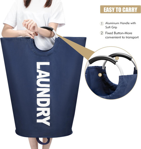 Lavandería Grande Maxsilan 90 L, Cesta De Ropa De