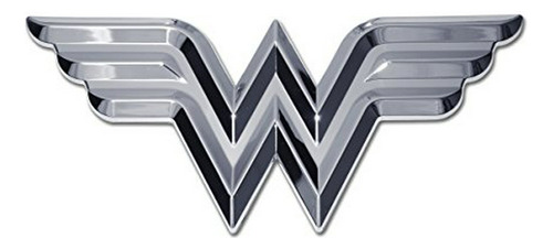 Emblema Wonder Woman 3d Cromado