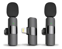 Comprar 2 Micrófonos Inalámbricos Lavalier Para iPhone iPad Vlog