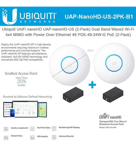 Unifi Nanohd Uap-nanohd-us Banda Dual Compacta