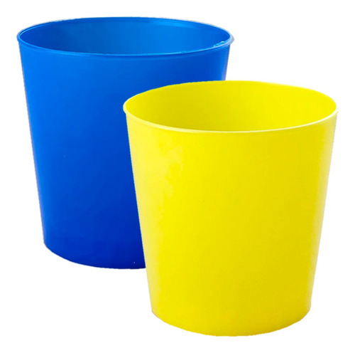 Vaso Cónico Pp Colores Equipos Futbol Boca 300cc. X 20u.