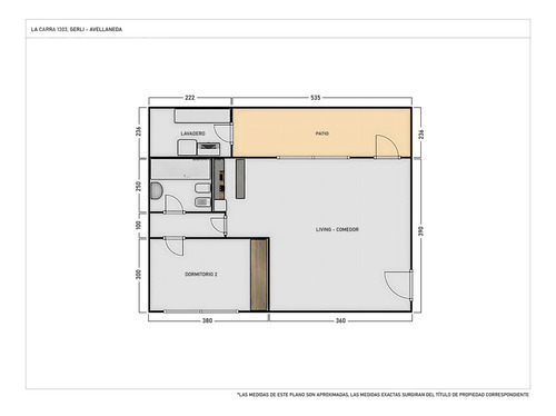 Venta Departamento 2 Ambientes Apto Credito