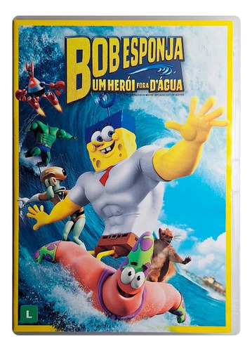 Dvd Bob Esponja 2: Um Herói Fora D'água Orig. | Frete Grátis