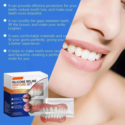 Set Relinedenture De Silicona, Kit Denture Reline.