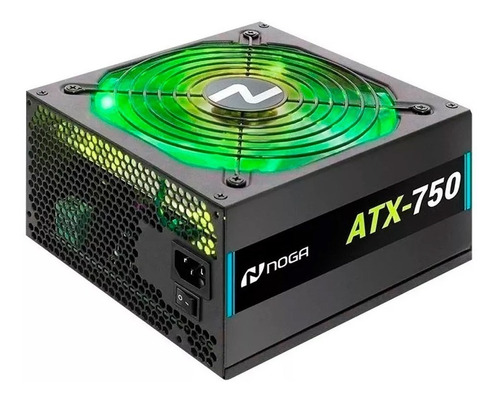 Fuente Pc Gamer 750w Alimentacion Luces Led Noga Atx-750 Rgb