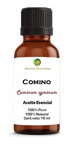 Aceite Esencial De Comino 15 Ml 100% Puro 100% Natural